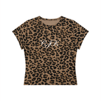 Cheetah Print Crop T-Shirt