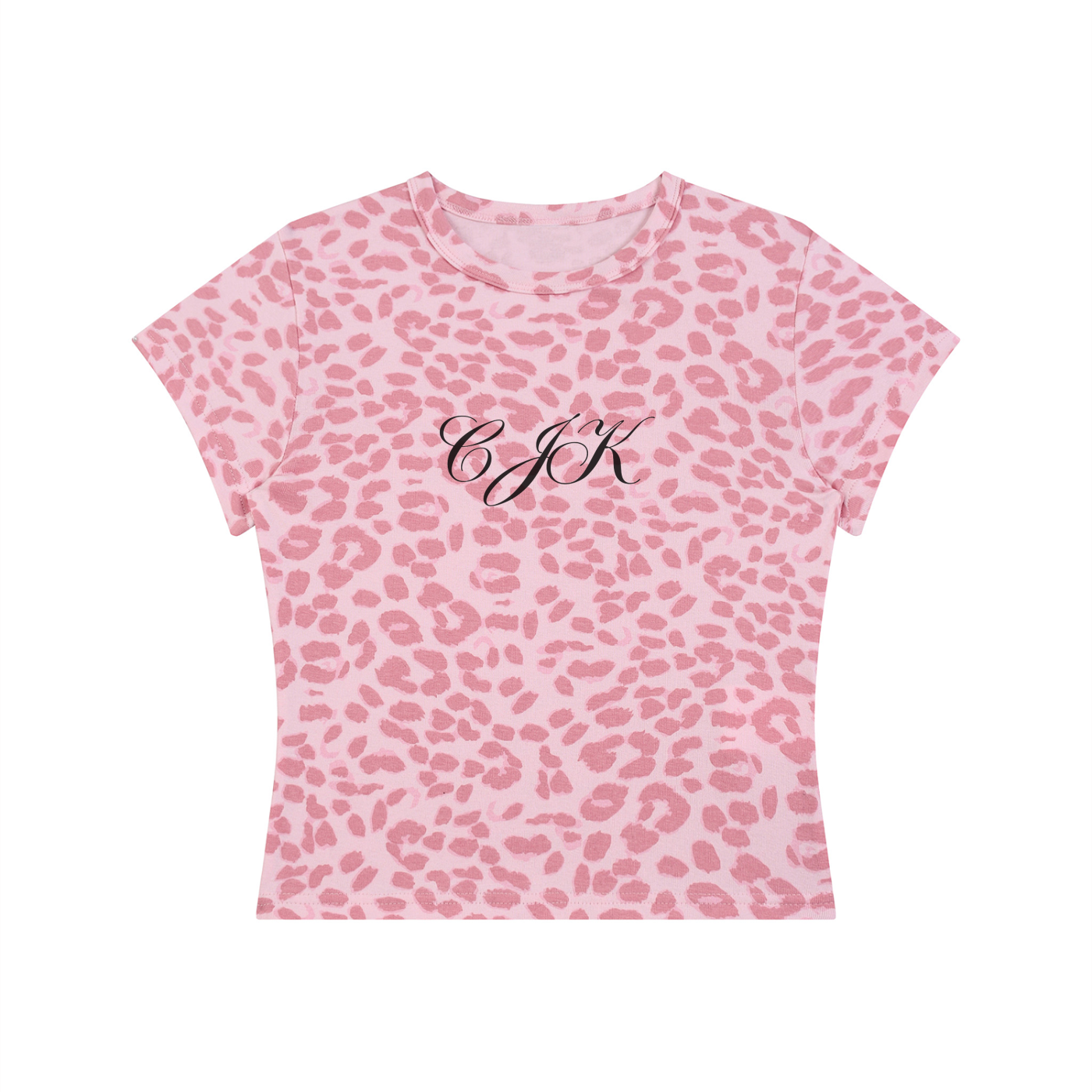 Cheetah Print Crop T-Shirt