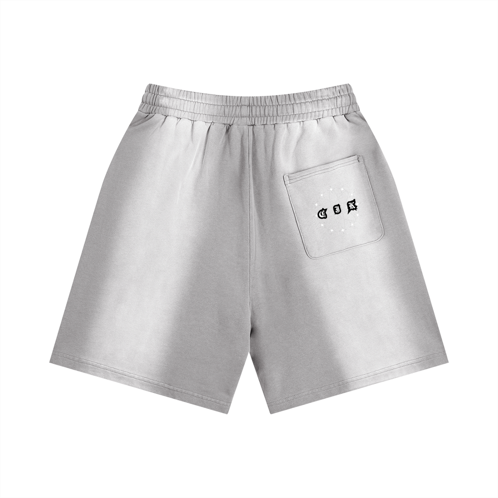 The World Is Yours Distressed Shorts