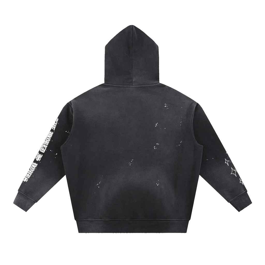 The World Is Yours Distressed Hoodie