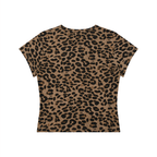 Cheetah Print Crop T-Shirt